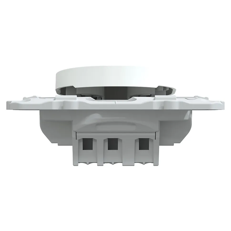 Interrupteur poussoir 10A Schneider Electric Ovalis blanc