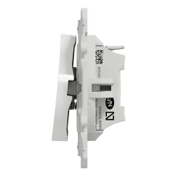 Interrupteur poussoir 10A à vis Schneider Electric Odace blanc