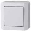 Interrupteur poussoir Nova blanc brillant