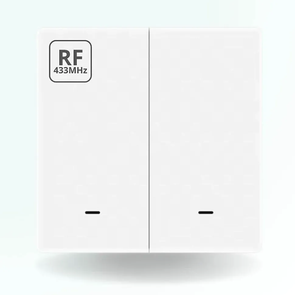Interrupteur sans fil rf 433 - 2 boutons