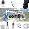 Interrupteurs intelligent SomLife WiFi 16A MiniSmart Switch Wi-Fi connecté,application Tuya/SmartLife,Alexa,Google Home
