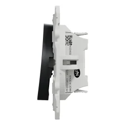 Interrupteur va-et-vient 10A à vis Schneider Electric Odace anthracite