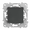 Interrupteur va-et-vient connexion rapide 10A Schneider Electric Unica Déco anthracite