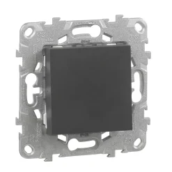Interrupteur va-et-vient connexion rapide 10A Schneider Electric Unica Déco anthracite