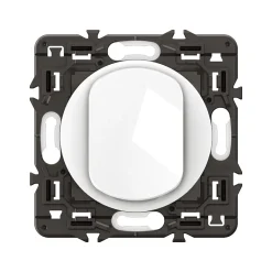 Interrupteur va-et-vient Legrand Céliane 10A blanc sans plaque