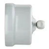 Interrupteur va-et-vient saillie Fontini Garby Porcelaine blanche, manette blanche