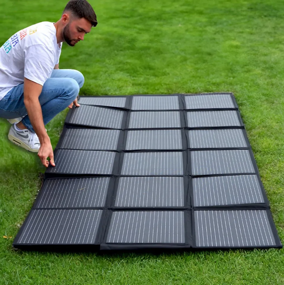 IZYWATT.eco 2048Wh injection réseau + panneau solaire pliant 400W