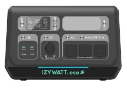 IZYWATT.eco 2048Wh + panneau solaire pliant 315W