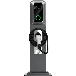 JATRHG K1 kit de borne de recharge, 11 kW / 16 A, triphasé, avec câble type 2 de 8 m pour véhicules électriques, support inclus