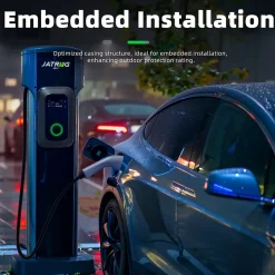 JATRHG S1 borne de recharge IP66 pour véhicules électriques, 11 kW / 16 A, triphasé, avec câble type 2 de 8 m