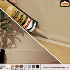Joint de finition Pattex gris moyen 280ml
