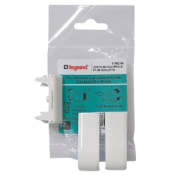 Joints de couvercle/goulotte, pour goulotte Mosaic 80 x 50 mm Legrand