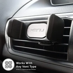 Kenu support de téléphone pour voiture Airbase Ultra noir