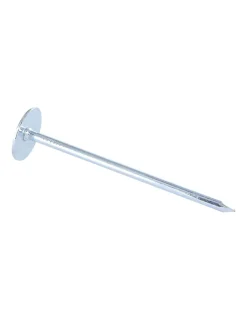 Kg de pointes Embase collerette ronde Diamètre de tête: 20 Acier zingué 3.1X50 - 1 pièce