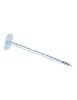 Kg de pointes Embase collerette RONDE Diamètre de tête: 20 Acier zingué 3.5X70 - 1 pièce