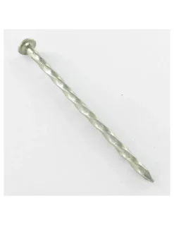 Kg de pointes Torsadées Acier zingué 5X140 - 10 pièces