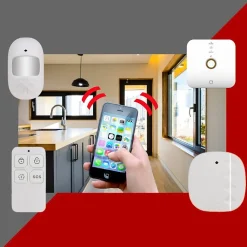 Kit alarme de maison gsm et wifi lifebox kit senior