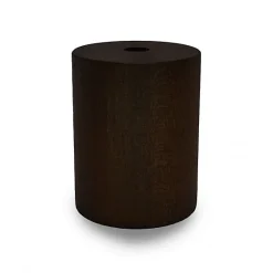 Kit Cache Douille Cylindrique en Bois Wengé Une Touche Exotique pour Vos Luminaires