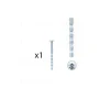 1 kit composés de 1 vis M4x45 mm zinguée cruciforme-fendue Lot de 25
