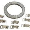 Kit de de serrage inox Somatherm for you, bande de 3 m + 8 têtes