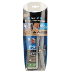 Kit de fixation chimique inox M6 Scell-It