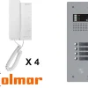 Kit interphone avec 4 combinés GOLMAR Collectif