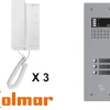 Kit interphone avec 3 combinés GOLMAR Collectif