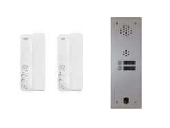 Kit interphone 1 rangée avec 2 combinés URMET Collectif