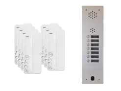Kit interphone 1 rangée avec 7 combinés URMET Collectif