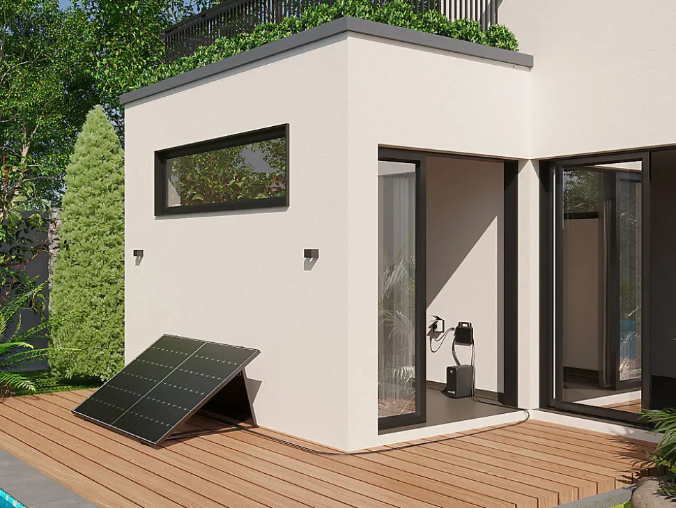 Kit panneau solaire Plug and Play + batterie de stockage - 425 W - LUMINOSER