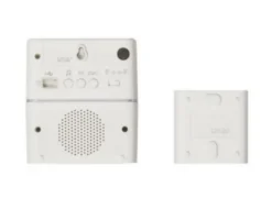 Kit Serénité carillon et sonnette sans fil Legrand 30 mélodies + MP3 alimentation par piles - blanc