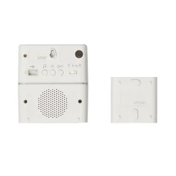 Kit Serénité carillon et sonnette sans fil Legrand 30 mélodies + MP3 alimentation par piles - blanc