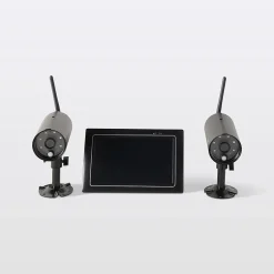 Kit vidéosurveillance intérieur et extérieur - 2 caméras Chacon 1080P - 4 canaux - 2 To