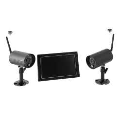 Kit vidéosurveillance intérieur et extérieur - 2 caméras Chacon 1080P - 4 canaux - 2 To