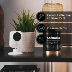 KOZii - Caméra connectée KOZII HD 720p avec Détecteur de mouvement intégré - KCAM720