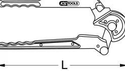 KS Tools - 122.0012 - Pince à cintrer ALU, diamètre 12 mm