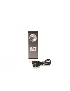 LAMPE DE POCHE ALUMINIUM RECHARGEABLE CATERPILLAR 200 LUMENS