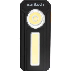Lampe de poche LED/COB - 300lm - avec piles - Zenitech