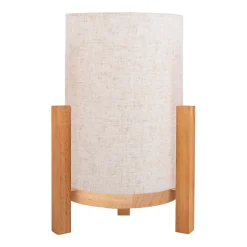 Lampe de table à accu MATILDA H 32cm beige naturel LED intégrée intensité variable capteur tactile