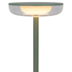 Lampe de table à accu PASI intérieur extérieur métal plastique rose intensité variable tactile fonction mémoire hauteur 26cm