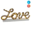 Lampe de table décorative LED 'LOVE' h : 20cm