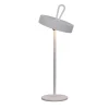 Lampe de table LED rechargeable magnétique 'ELLA' pour l'extérieur et l'intérieur, en métal et plastique blanc , hauteur 35 cm
