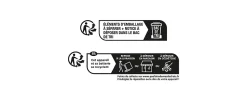Lampe frontale LED 95 lumens Diall autonomie 10h fonctionne avec 3 piles AAA (LR03)