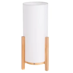 Lampe table accu MADITA H 48cm blanc naturel LED intégrée intensité variable capteur tactile