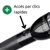 Lampe torche LED ML300L - IPX4 - 2 piles type D - 487 lumens - 23.1cm - Noir - Maglite