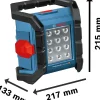 Lampe 18V GLI 18V-1200 C Professional (sans batterie ni chargeur) en boîte carton - BOSCH - 0601446700