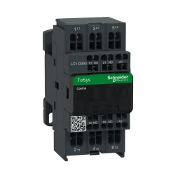 Lc1d093bd Schneider - Contacteur Tripolaire - 3no - 9a - Bobine 24vcc - Auto