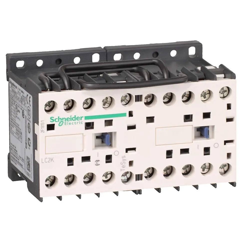 Lc2k0610b7 Schneider - Contacteur Inverseur Tripolaire - 3no - 6a - Bobine 24vca - Vis