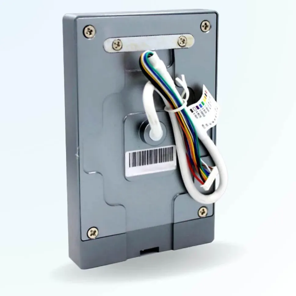 Lecteur biométrique de contrôle d'accès connecté locky-7d eco à empreinte, code, badge et bluetooth