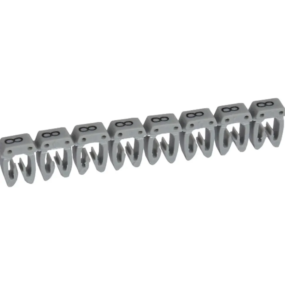 038103 Legrand - Boite De 1000 Repères Cab 3 Pour Fils 0,15mm² à 0,5mm² - Marquage Chiffre 3 Orange